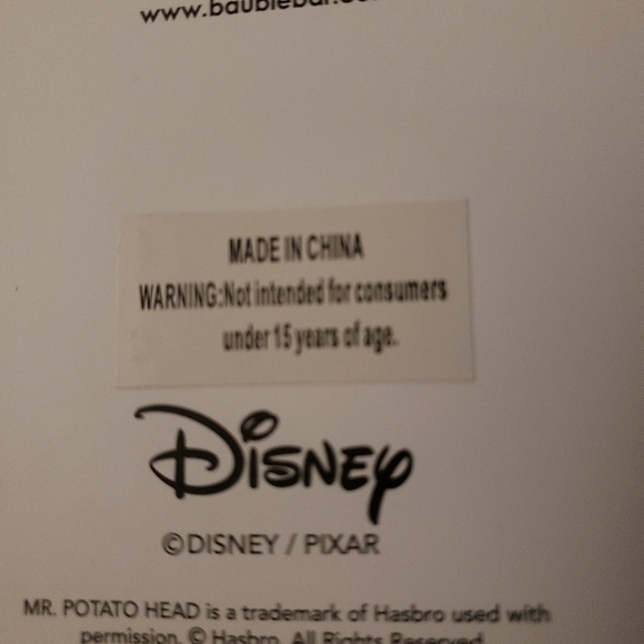 BAUBLEBAR X PIXAR MR & MRS PATATO HEAD CRYSTAL EARRINGS NIB - Picture 3 of 4